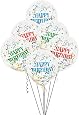 Ballons De Baudruche Avec Confettis - Lot De 6 Ballons Transparents (30cm Gonflés), Avec Confettis Et Entonnoir - Pour Fête D'anniversaire, Décoration Colorée
