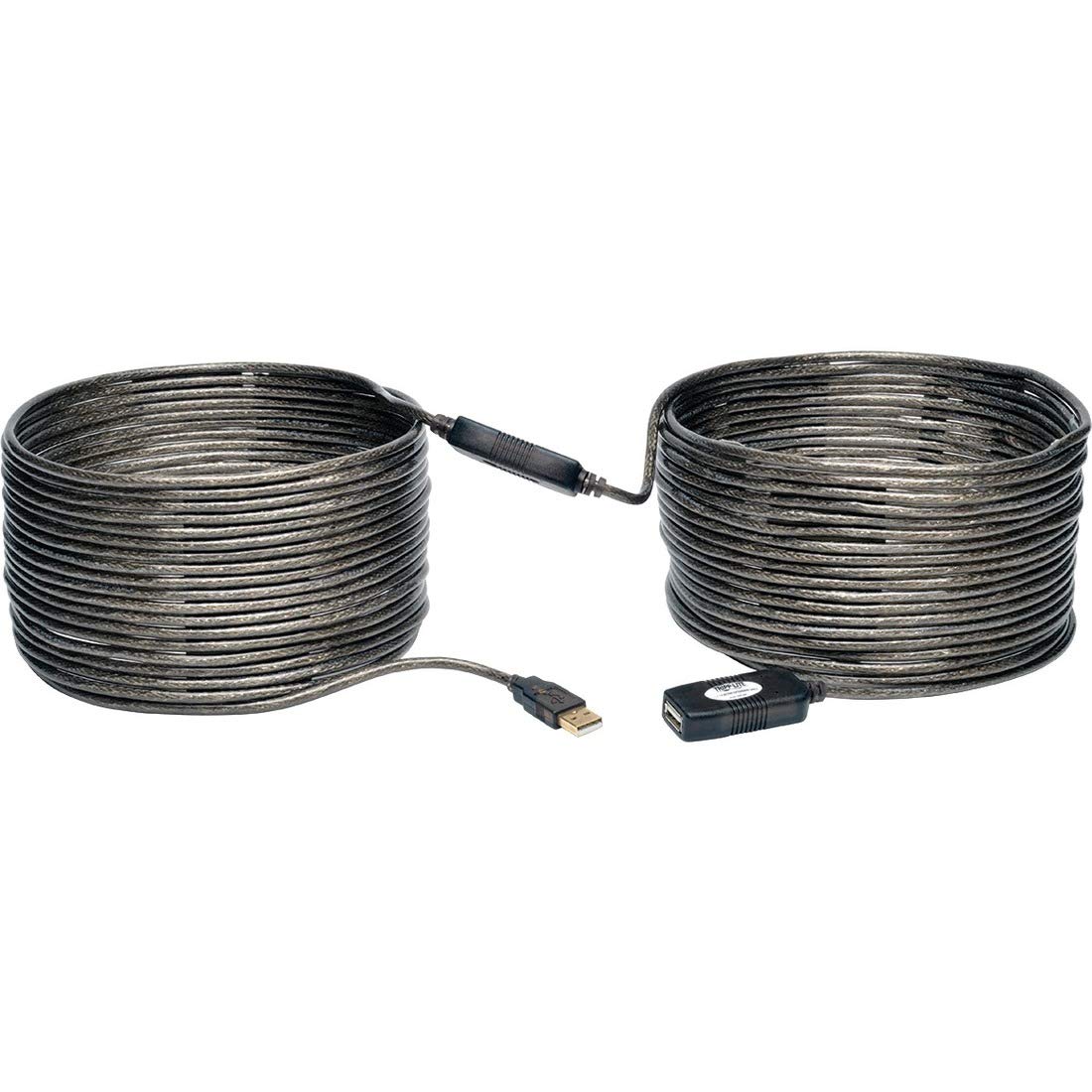 Tripp Lite USB 2.0 Hi-Speed Active Extension Repeater Cable A (M/F), 20 m (65-ft.), Grey (U026-20M)