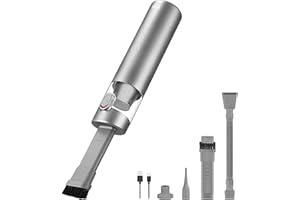 Brigii Mini Handheld Vacuum Cordless, 3 in 1-Car Vacuum & Air Duster & Hand Pump, 3 Kinds of Crevice Nozzles for Small Spaces, Crevices, Portable Rechargeable Cleaner-M1