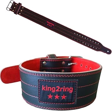 Amazon King2ring トレーニングベルト パワーベルト 5mm 軽量レザー Pk3500 Light S King2ring トレーニングベルト