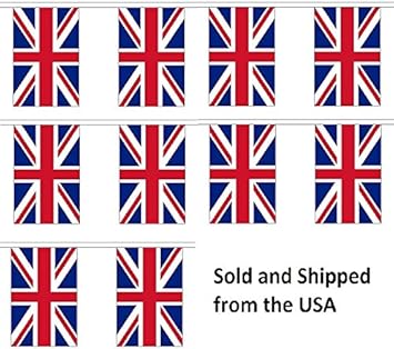 Amazon Com 30 United Kingdom String Flag Party Bunting Has 30