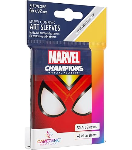 Amazon.com: Gamegenic Marvel Champions The Card Game Official Captain  America Art Sleeves
