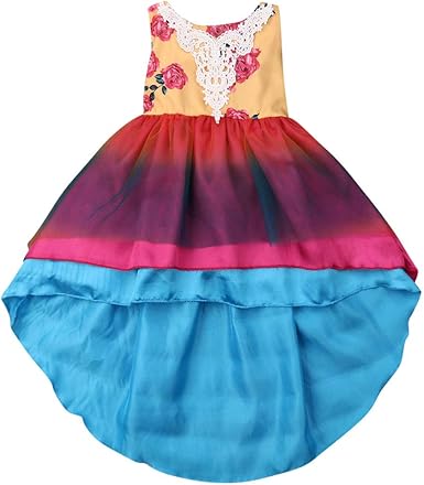 rainbow dress for baby girl
