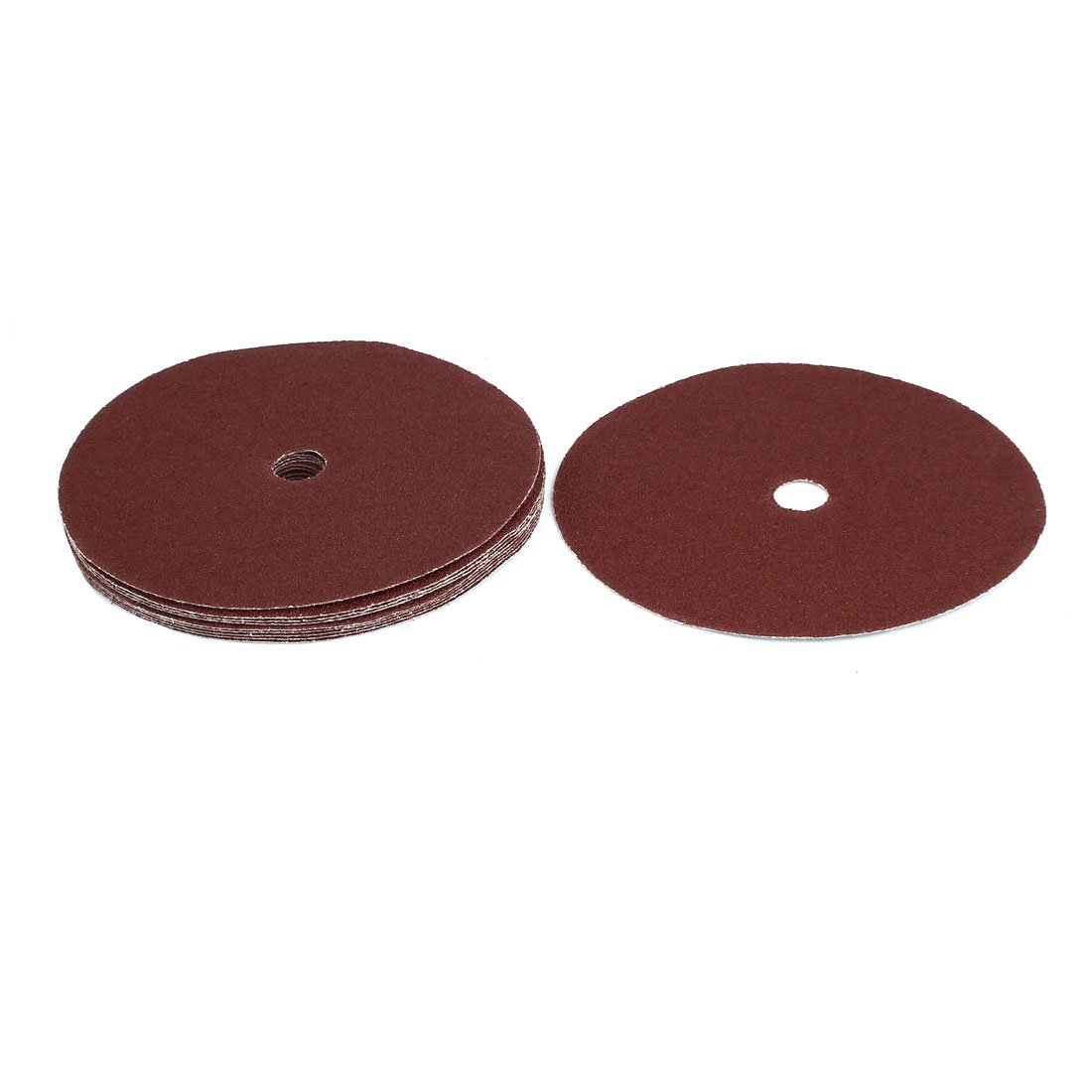 Sourcingmap 180mm 7-inch Dia 60 Grit Abrasive Sanding Disc Polishing Pad Sandpaper 10pcs
