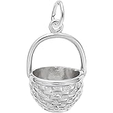 Basket Charm, Charms for Bracelets and Necklaces