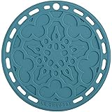 Le Creuset Silicone French Trivet, 8" , Caribbean