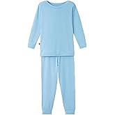 SWaddle AN Two-Piece Long Sleeve Pajamas Set for Boys & Girls, Soft Rayon Made from Bamboo for Infant and Toddler