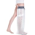 COMFYTHERA Large Waterproof Leg Cast Cover for Shower Foot Wound Protector Bath Adult Watertight Cast Bag Showering for Surge