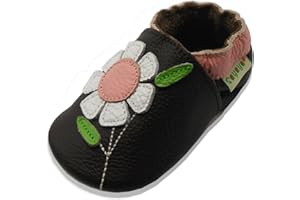 SAYOYO Soft Sole Leather Baby Boys Shoes Baby Girls Moccasins Toddler Slippers First Walking Crib Shoes
