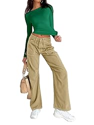 Abardsion Women's Long Sleeve Shirts Spring 2025