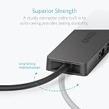Anker 4-Port USB 3.0 Ultra Slim Data Hub for MacBook, PC, Surface Pro, XPS view 4