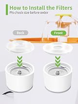 ANKA Cat Fountain Filter 8Pack Replacement Filter for Pet Water Fountains view 5