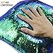 heartybay Reversible Sequins Mermaid Pillow Cases 40 * 40cm Multi Green and Black