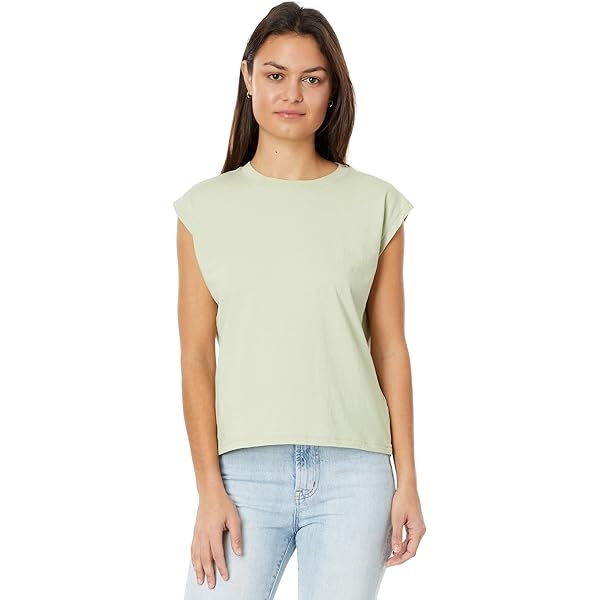 Madewell Womens Boat Neck Slit Tank Crimson XX-Small at Amazon