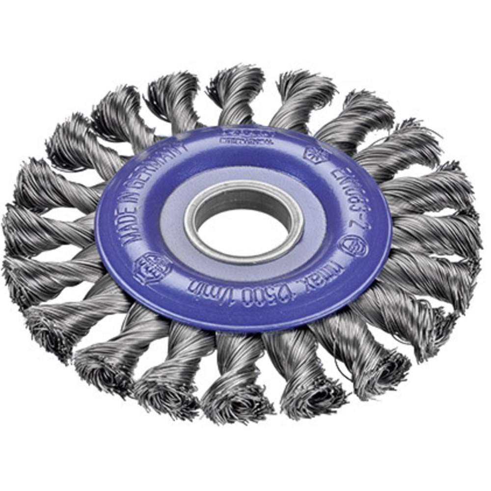 Osborn 2631151 Wheel Brush Knotted of Steel Wire, 0 V, Silver