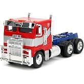 Jada Toys Transformers T7 Optimus Prime Truck 1:32, Red