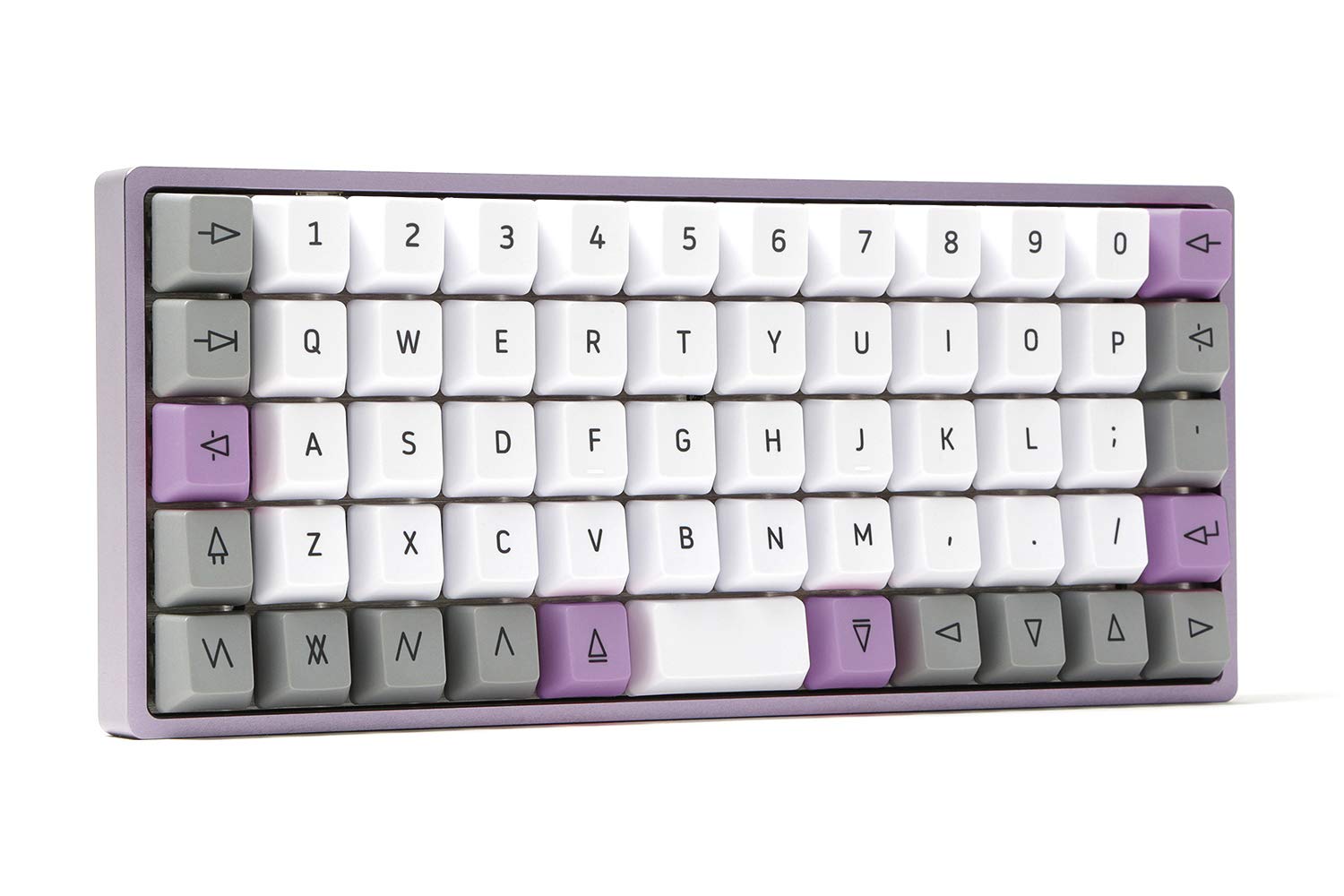 DROP + OLKB Preonic Keyboard MX Kit V3 — Compact Ortholinear Form Factor, Programmable QMK PCBA, Kaihua Hotswap Sockets, USB-C, Anodized Aluminum Case, (Purple)