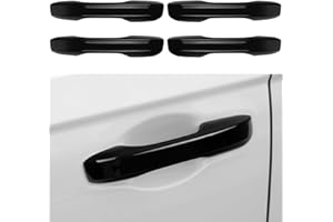 Bercicci Car Door Handle Cover Protector Compatible with Honda 2022-2026 Civic Sport & 2023-2026 Accord/HRV/CRV Hybrid (Include HEV) Accessories Glossy Black ABS Material