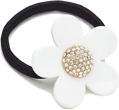 Marc Jacobs Women S Strass Daisy Hair Tie Crystal Gold One Size