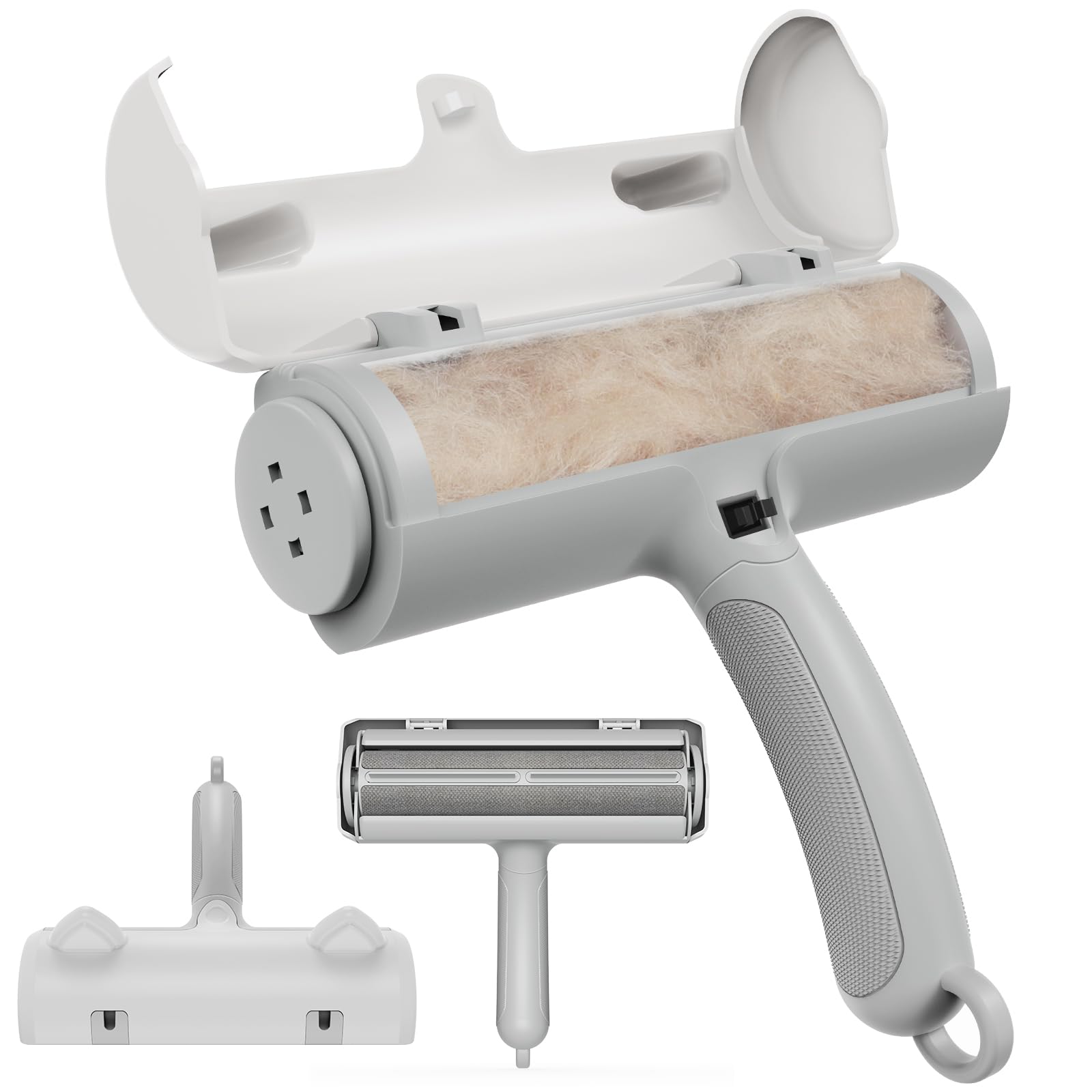 Zivacate Pet Hair Remover Roller, [Extended Handle & Broader Sweep] Lint Remover, Reusable Lint Rollers for Furniture, Couch, Carpet, Car Seats or Bedding