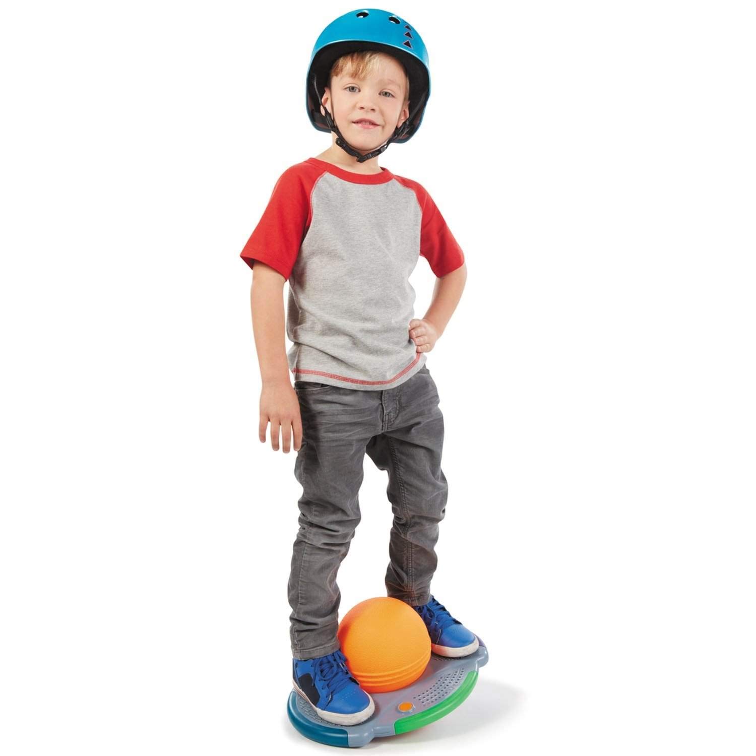 Little Tikes Pogo It Toy Ball - Interactive Lights & Sounds Balancing Board for Kids - Jump, Spin, Bounce, Flip, Hop, Wobble Deck - Electronic Interactive Indoor Outdoor Gaming Age 4-10 Years Old