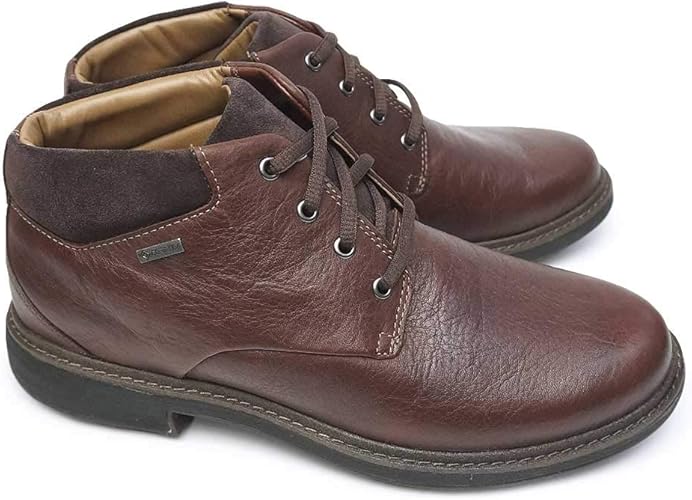 Amazon クラークス Clarks メンズ 防水 ブーツ 153j アントレッドアップ ゴアテックス レースアップ 本革 プレーントウ Unstructured Un Tread Up Gtx Clarks クラークス ブーツ