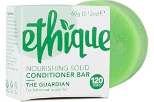 Ethique Nourishing Solid Conditioner Bar for Balanced to Dry & Damaged Hair - The Guardian - Vegan, Eco-Friendly, Plastic-Free, Cruelty-Free,2.12 oz (Pack of 1)