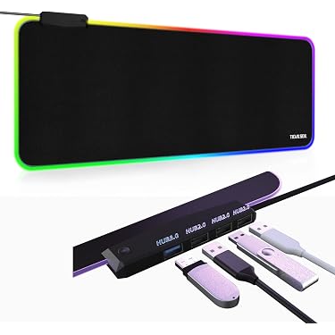 Tapis De Souris Et Clavier XXL Personnalisable Avec Photo - Antidérapant Et Lavable - Protection Bureau