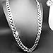 Gold Cuban Link Chain Necklace 9MM with up to 22X More Real White Gold Plating Than Other Fashion Jewelry Necklaces for Men Women Free Lifetime Replacement Guarantee 