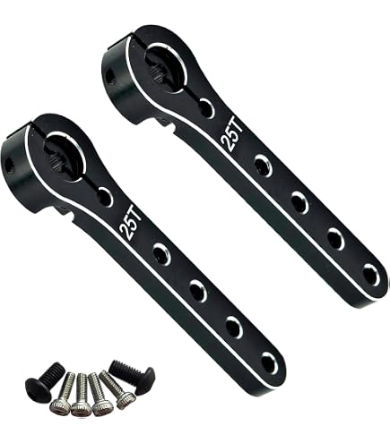 25T Metal Servo Horn & 5.0mm Hub - Aluminum Alloy Upgrade Parts For Arrma Granite, Big Rock, Senton RC Cars - View #5