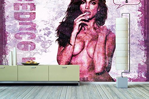 PaintingsXXL® Nonwoven Photo-wallpaper "Seduce Me" 420x280cm - top quality wallpaper available in 6 different sizes for living room or office - Photo-wallpaper - Quality by PaintingsXXL