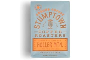 Stumptown Coffee Roasters, Organic Medium Roast Ground Coffee, 100% Arabica Coffee - Holler Mountain 12 Ounce Bag, Flavor Not