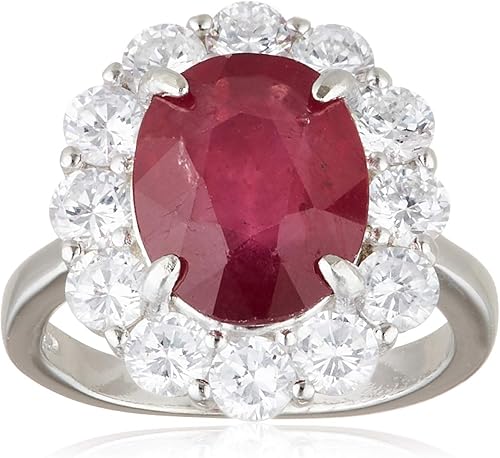 Amazon One Only Jewellery 鑑別書付 一生物 超大粒 5ct 天然 ルビー リング 指輪 K18gp 宝石の女王 7月誕生石 9号 ルースストーン 通販