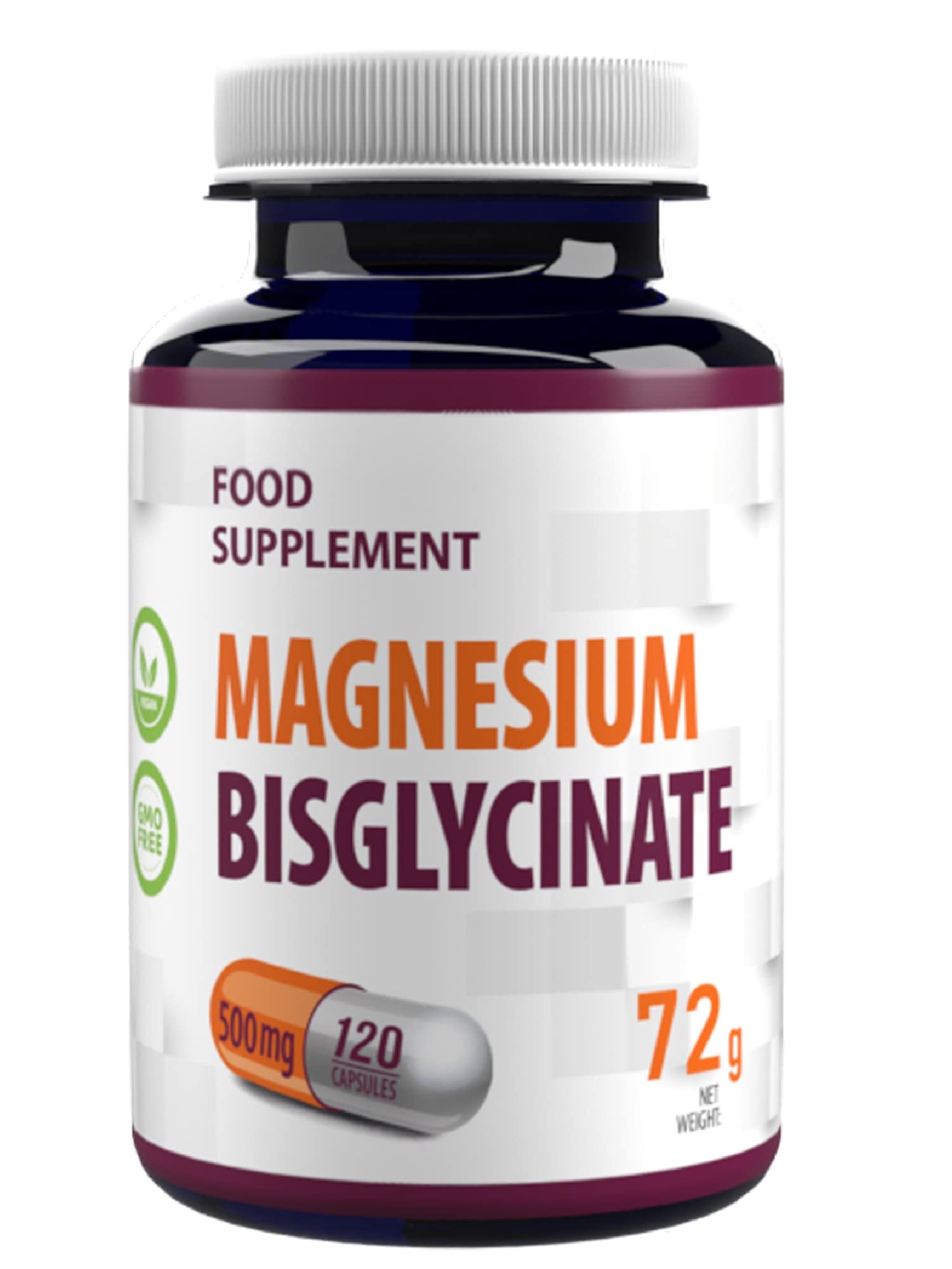 Hepatica Magnesium Bisglycinate 2000mg per Serving | 120 Vegan Capsules | High Strength Muscle, Sleep & Nerve Support | 3rd Party Lab Tested | Non-GMO & Gluten-Free