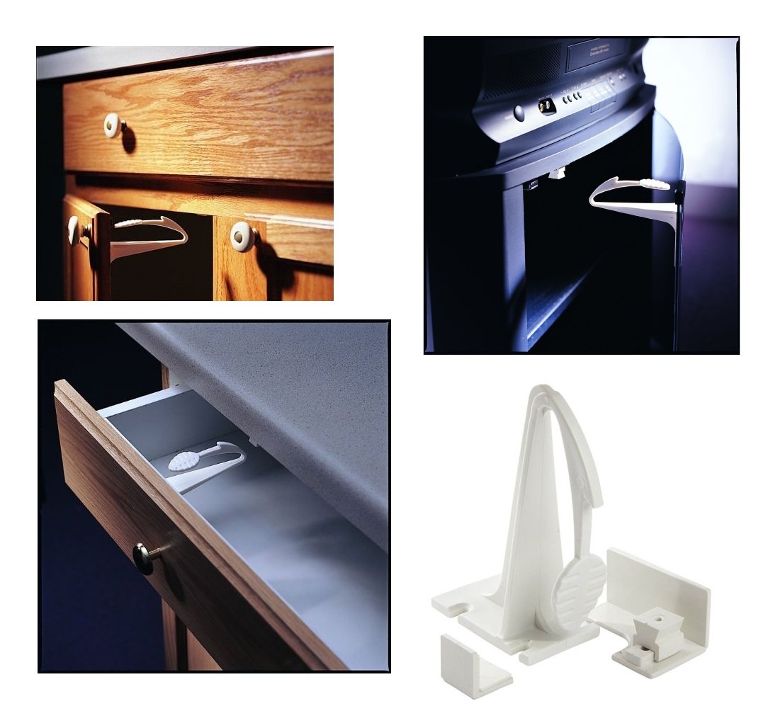 Amazon Com Kidco Adhesive Mount Cabinet And Drawer Lock 12 Ct