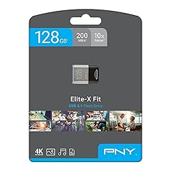 PNY 128GB Elite-X Fit USB 3.1 Flash Drive - 200MB/s