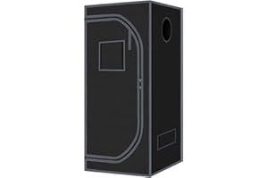 ZAZZY Grow Tent 36"x36"x72" 600D Mylar Hydroponic High Reflective Grow Tents for Indoor Plant Growing 3x3