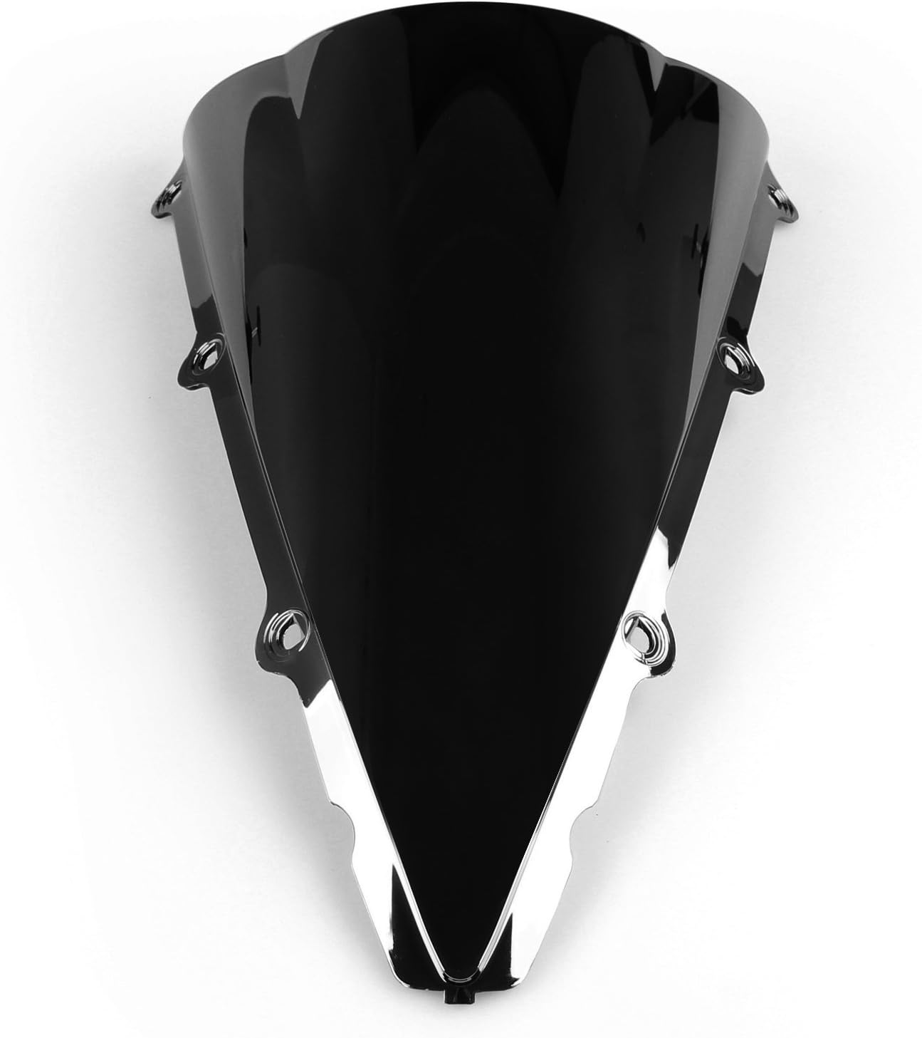 Areyourshop Windshield Windscreen Double Bubble For YZF 1000 R1 2002-2003 Black
