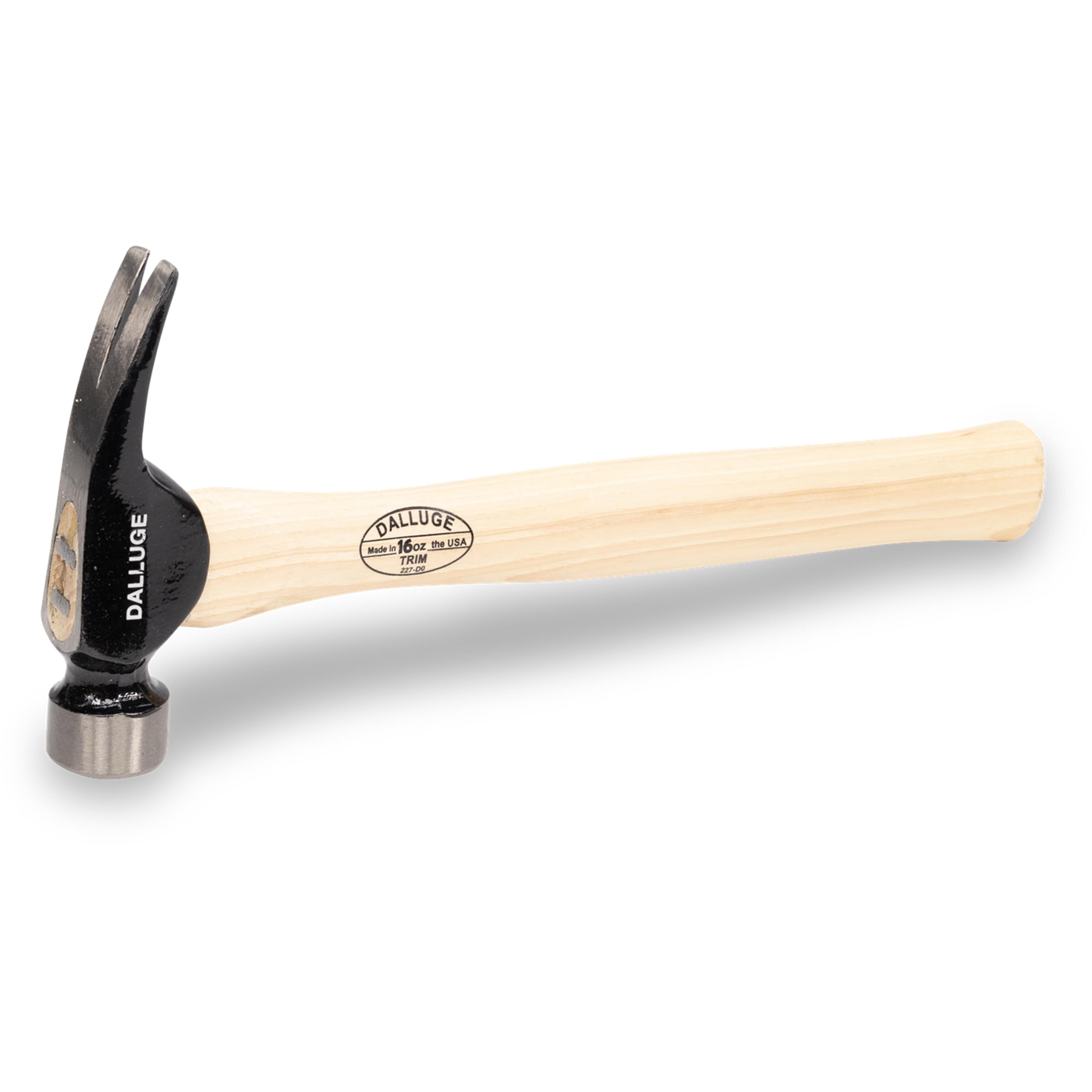 Vaughan & Bushnell 1600 Dalluge Trim Hammer Wood Handle, Black, 16 Oz 14"