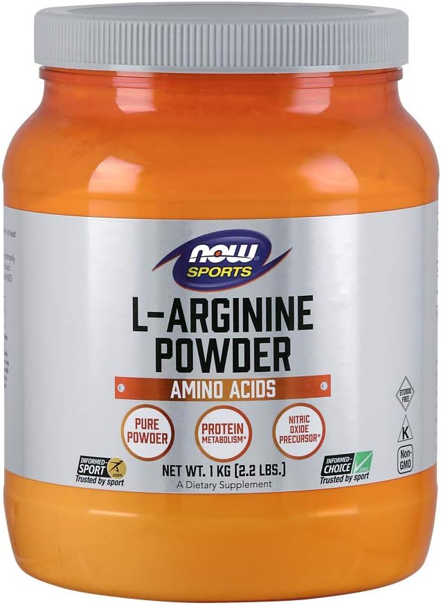 Amazon Com Now Sports Nutrition L Arginine Powder Nitric Oxide Precursor Amino Acids 2 2 Pound Health Personal Care