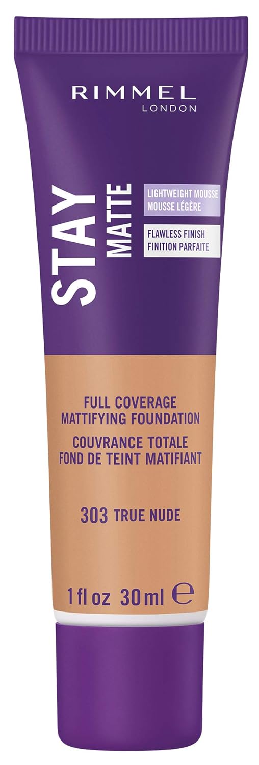 Rimmel Stay Matte Foundation, True Nude, 1 Fl Oz