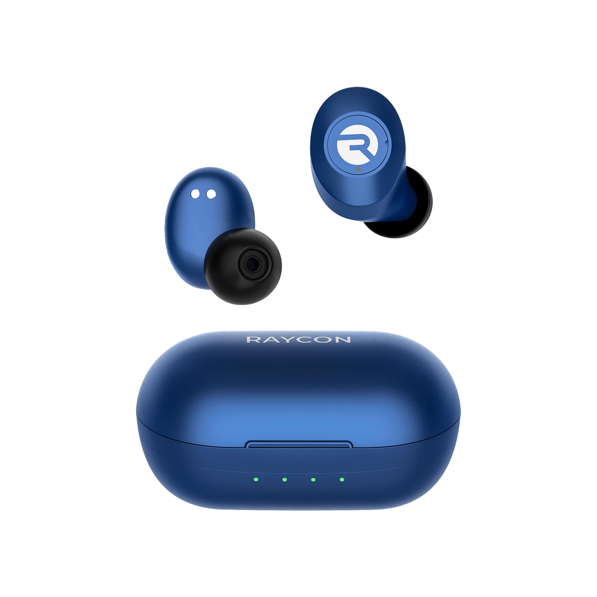 Photo 1 of Raycon Everyday Earbuds Classic Bluetooth Wireless with Microphone - Stereo Sound, Active Noise Canceling, in-Ear Bluetooth Headset True Wireless Earbuds 32 Hours Playtime (Blue)