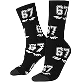 67 Socks Meme 6 7 Socks Funny Six Seven Design Novelty Socks