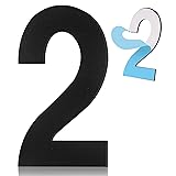 5 Inch Adhesive House Numbers,Modern Stainless