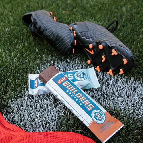 CLIF BUILDERS PROTEIN BARS – CHOCOLATE MINT FLAVOR – 20G PLANT BASED PROTEIN – GLUTEN FREE – NON-GMO – LOW GLYCEMIC – NO ARTIFICIAL SWEETENERS – VALUE PACK, 2.4 OZ. (12 COUNT)