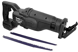 Rueqior Cordless Reciprocating Saw for Dewalt 20V Battery, Power Recipro Saw Brushless Motor 0-4000SPM for Wood, Metal, PVC Pipe, Lightweight & Professional Power Tool(NO Battery)