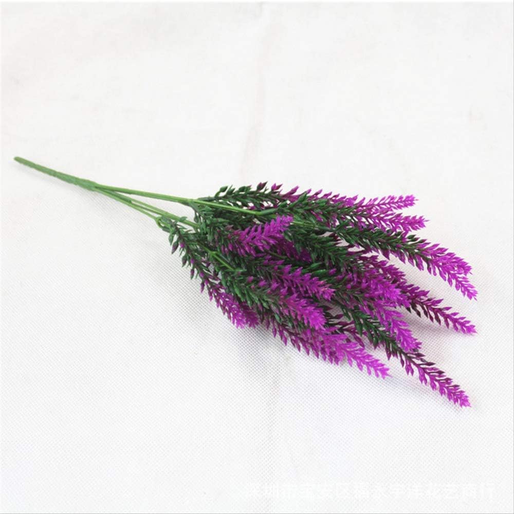 CLBL Flor Falsa 1 Manojo De Flor De Rayón De Lavanda Artificial
