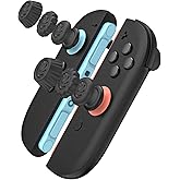 Baoyemes Thumb Grips Set for Nintendo Switch 2/Pro, Anti-Slip Joycon Controller Caps, Ergonomic Design, Enhanced Gaming Grip, Thumb Grip Caps, Switch 2 Joystick Caps, Black, 3 Pairs (6 PCS)