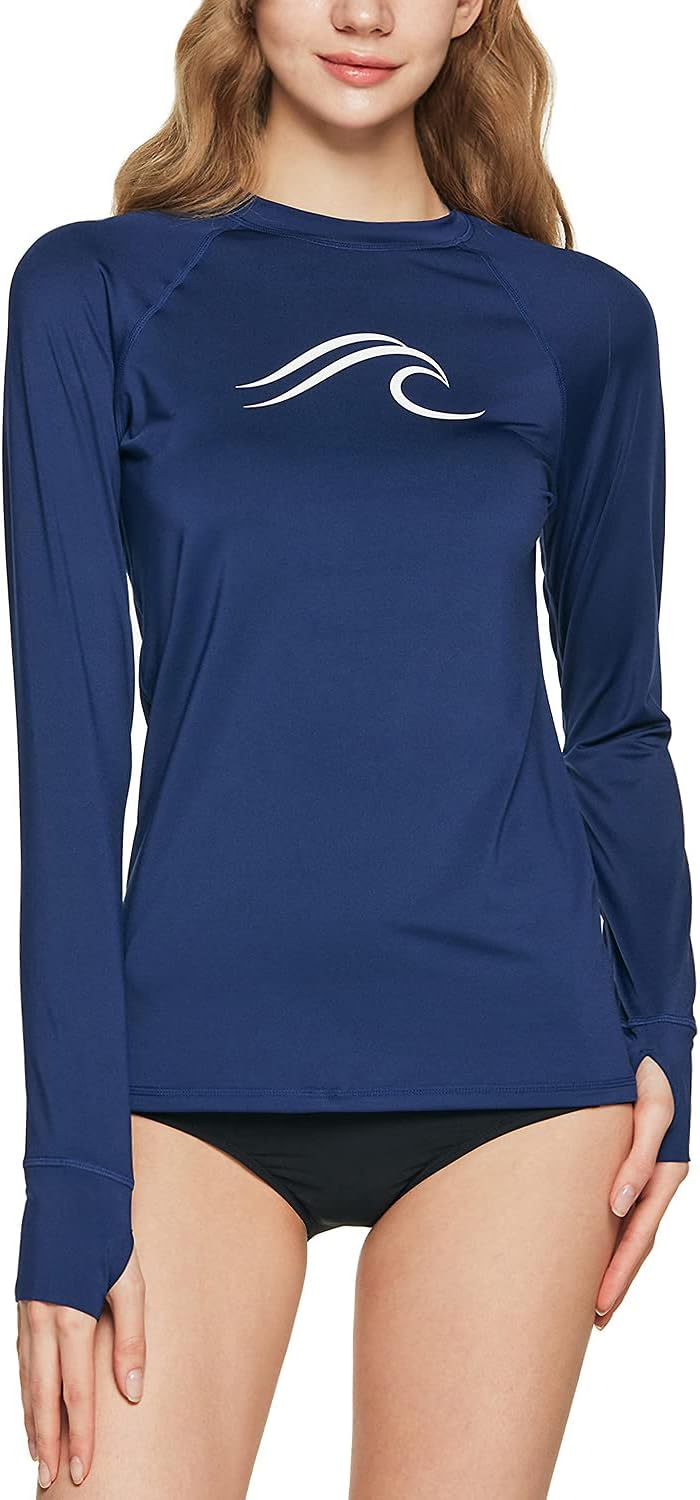 AOBUTE - Playera De Natación De Manga Larga Con Protección