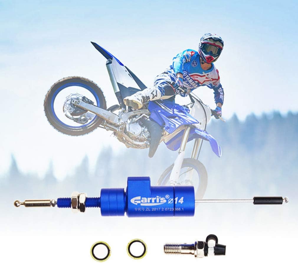 WOOSTAR M8 x 1.25mm Motorcycle Hydraulic Clutch Master Cylinder Brake Pump Replacement for YZ125 YZ250 YZ250F YZ450F WR250F WR450F CRF230F Shadow ACE 750 Deluxe Pit Bike ATV 4 Wheeler Scooter Blue - Image 5